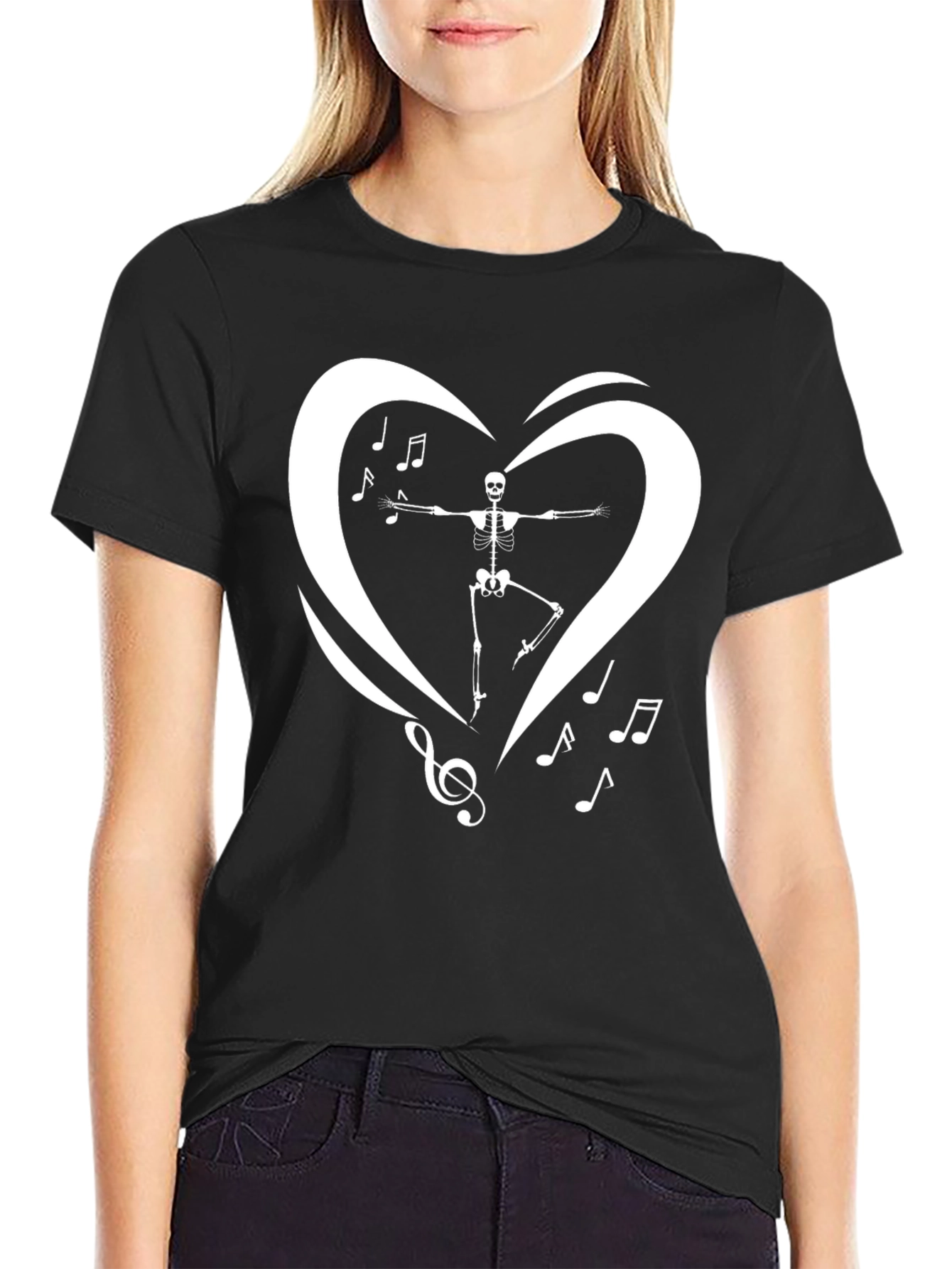 Skeleton Dancer Black T-Shirt
