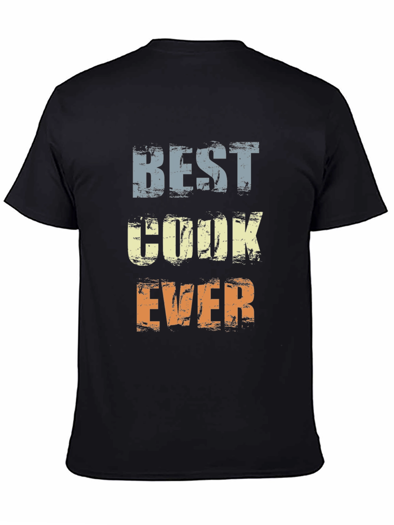 Best Cook Ever Graphic T-Shirt - Black Cotton Tee