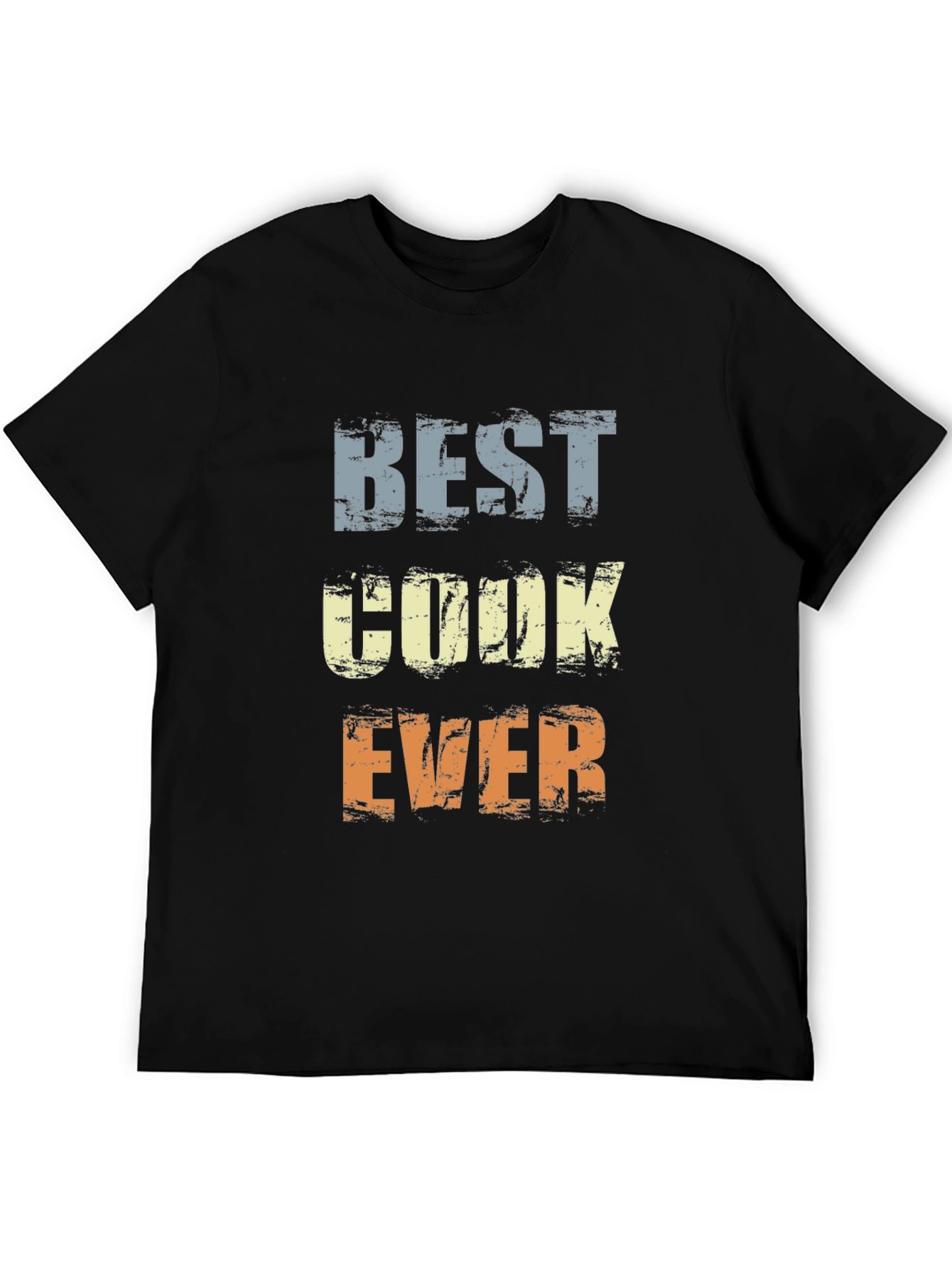 Best Cook Ever Graphic T-Shirt - Black Cotton Tee