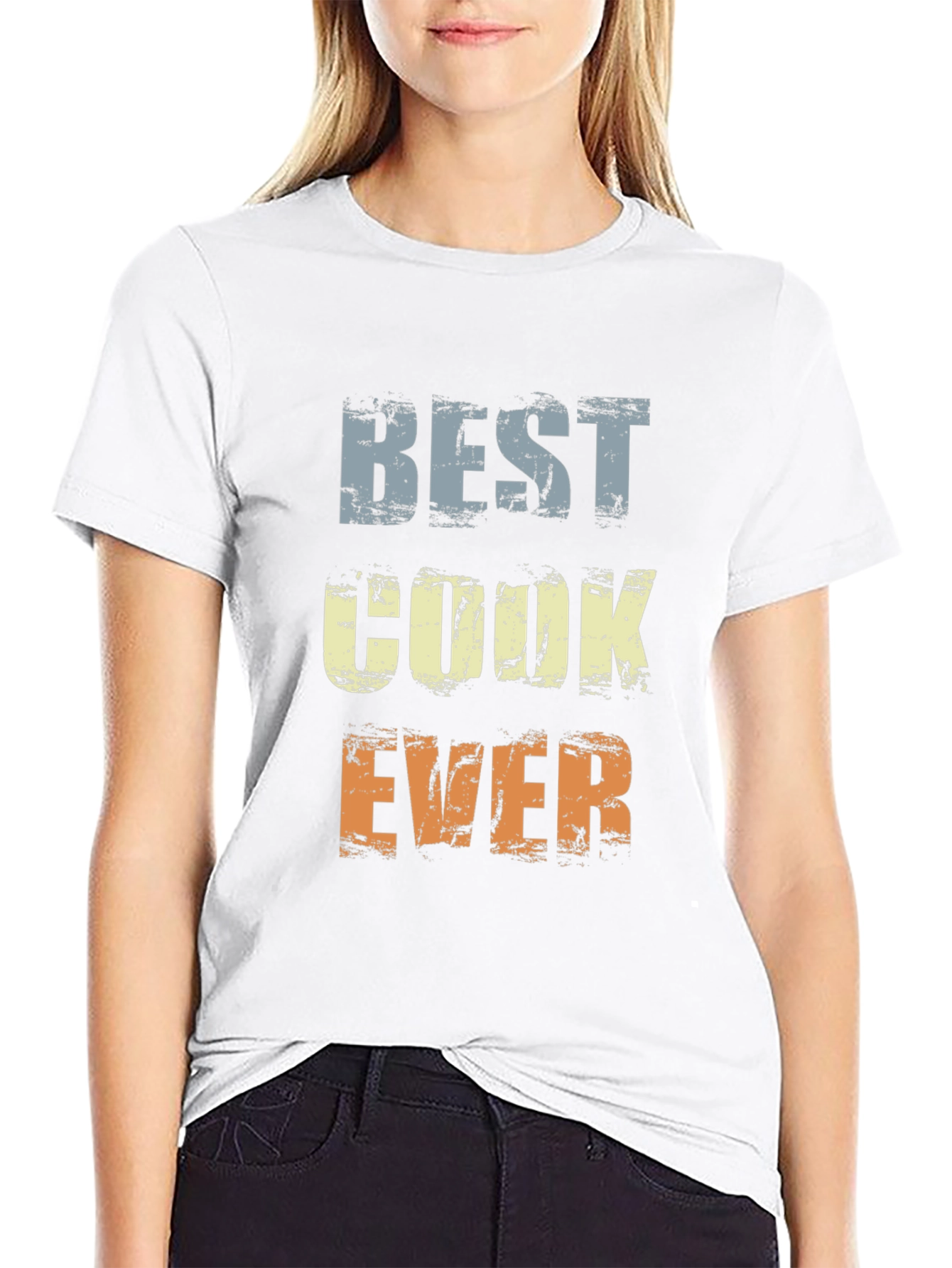Best Cook Ever Graphic T-Shirt - Black Cotton Tee