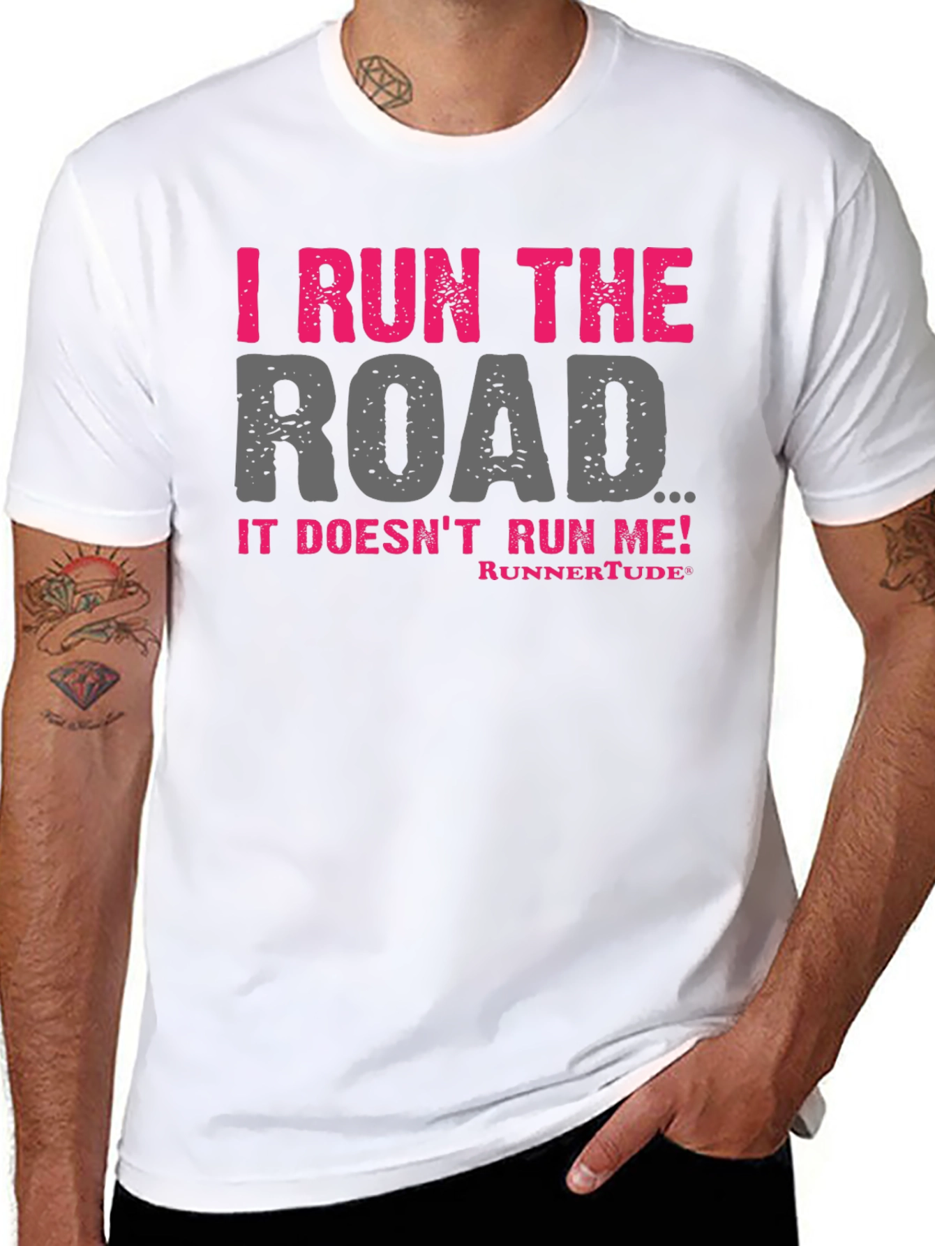 I Run The Road T-Shirt - Runners Attitude!