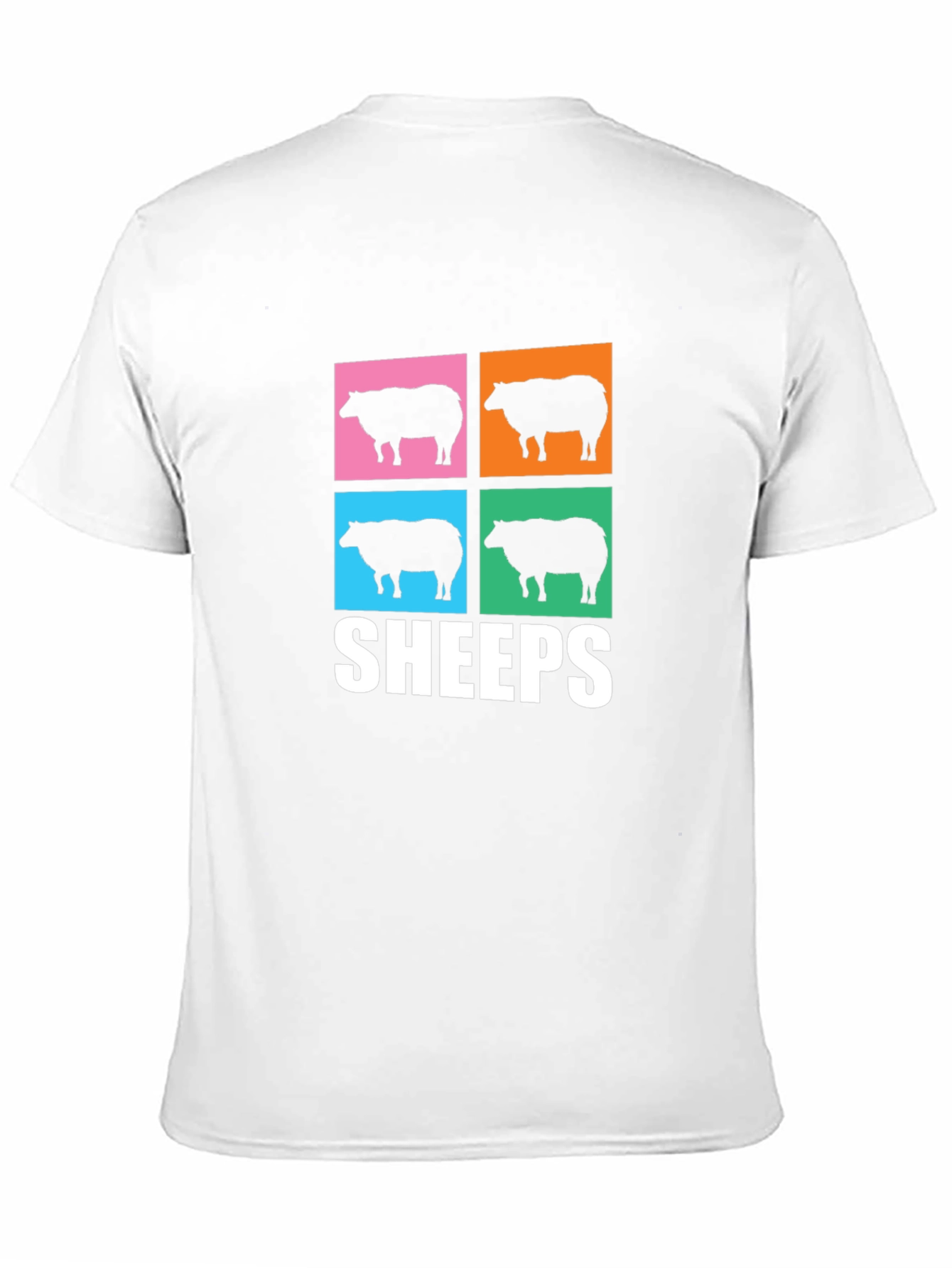 Pop Art Sheeps T-Shirt - Unique Graphic Tee