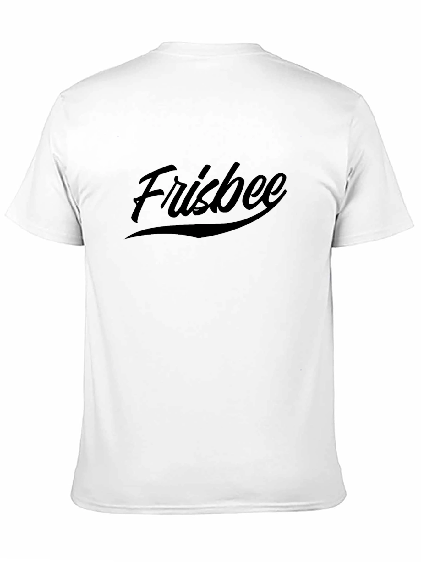 Retro Frisbee Graphic Tee - Black
