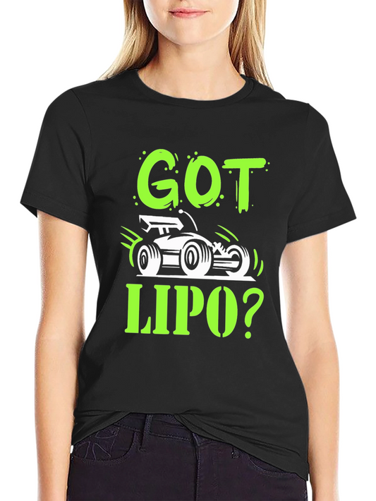 Got LiPo? RC Car Enthusiast Black T-Shirt
