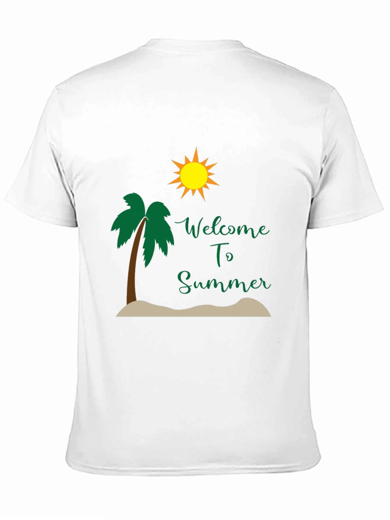 Welcome to Summer Black T-Shirt