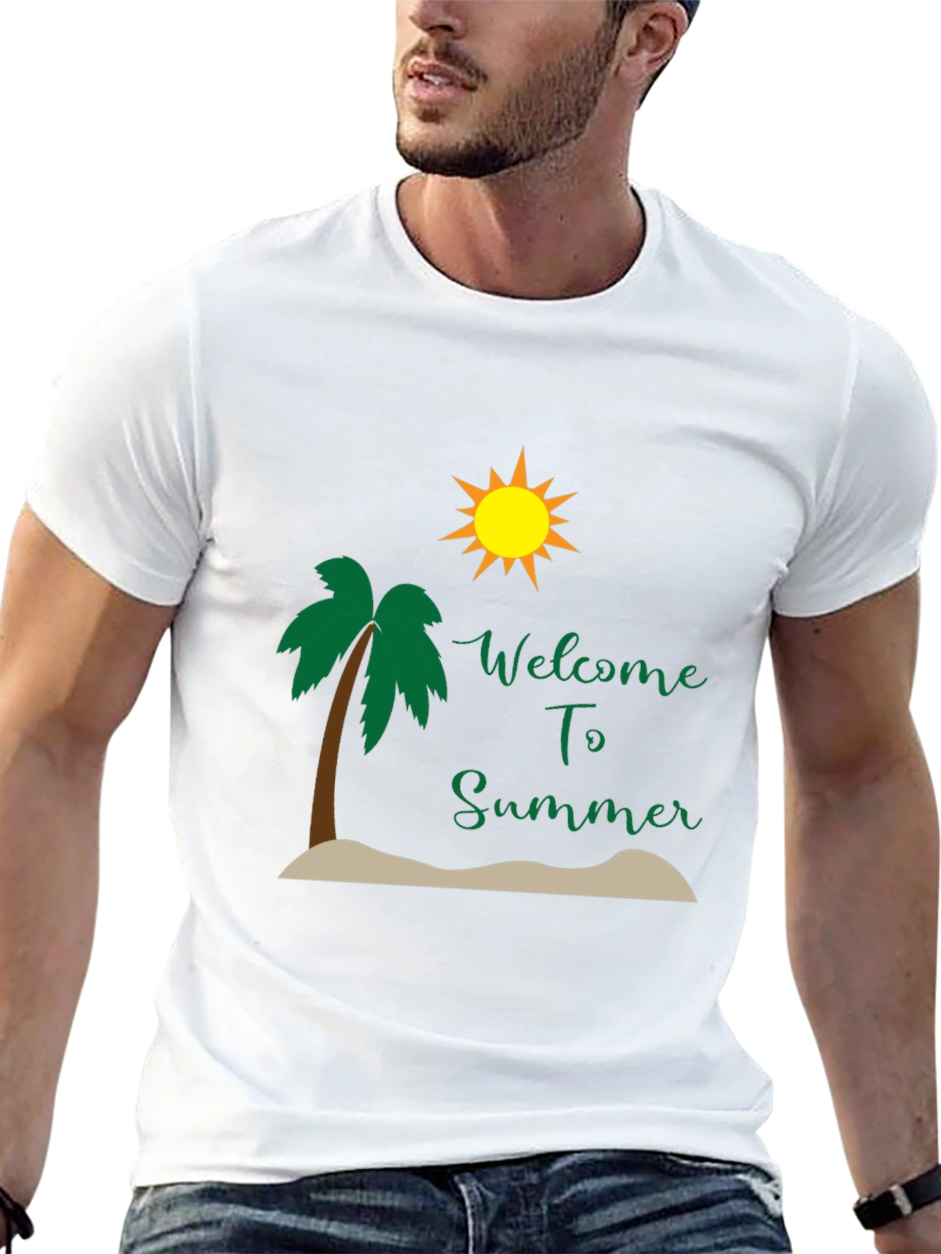 Welcome to Summer Black T-Shirt