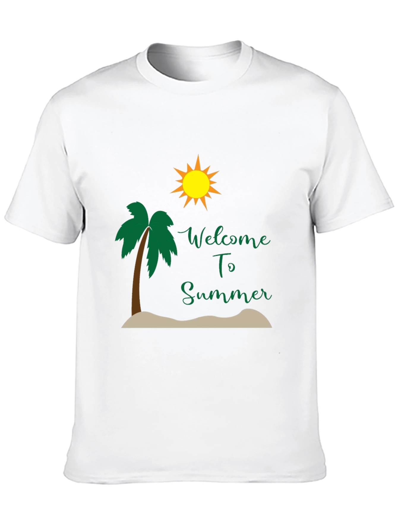 Welcome to Summer Black T-Shirt