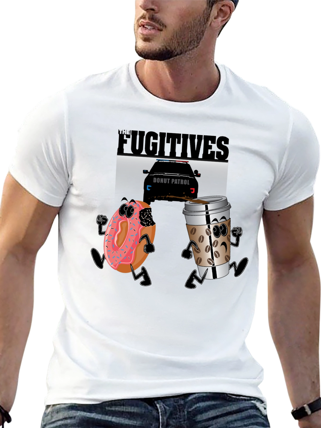 Donut & Coffee Chase Tee