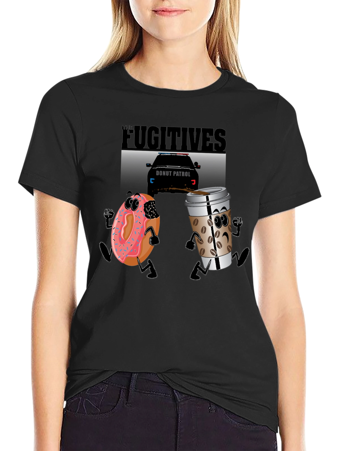 Donut & Coffee Chase Tee