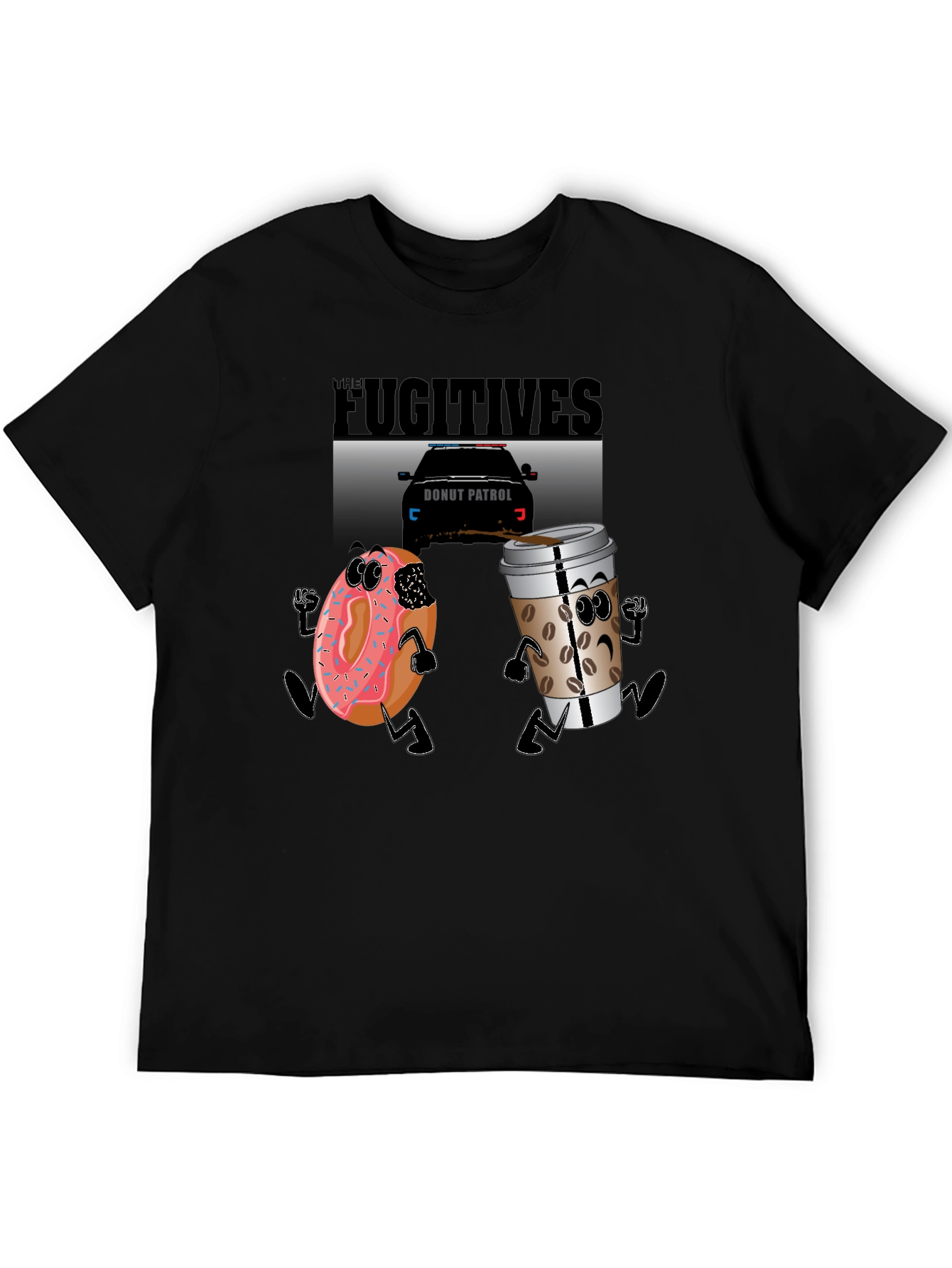 Donut & Coffee Chase Tee