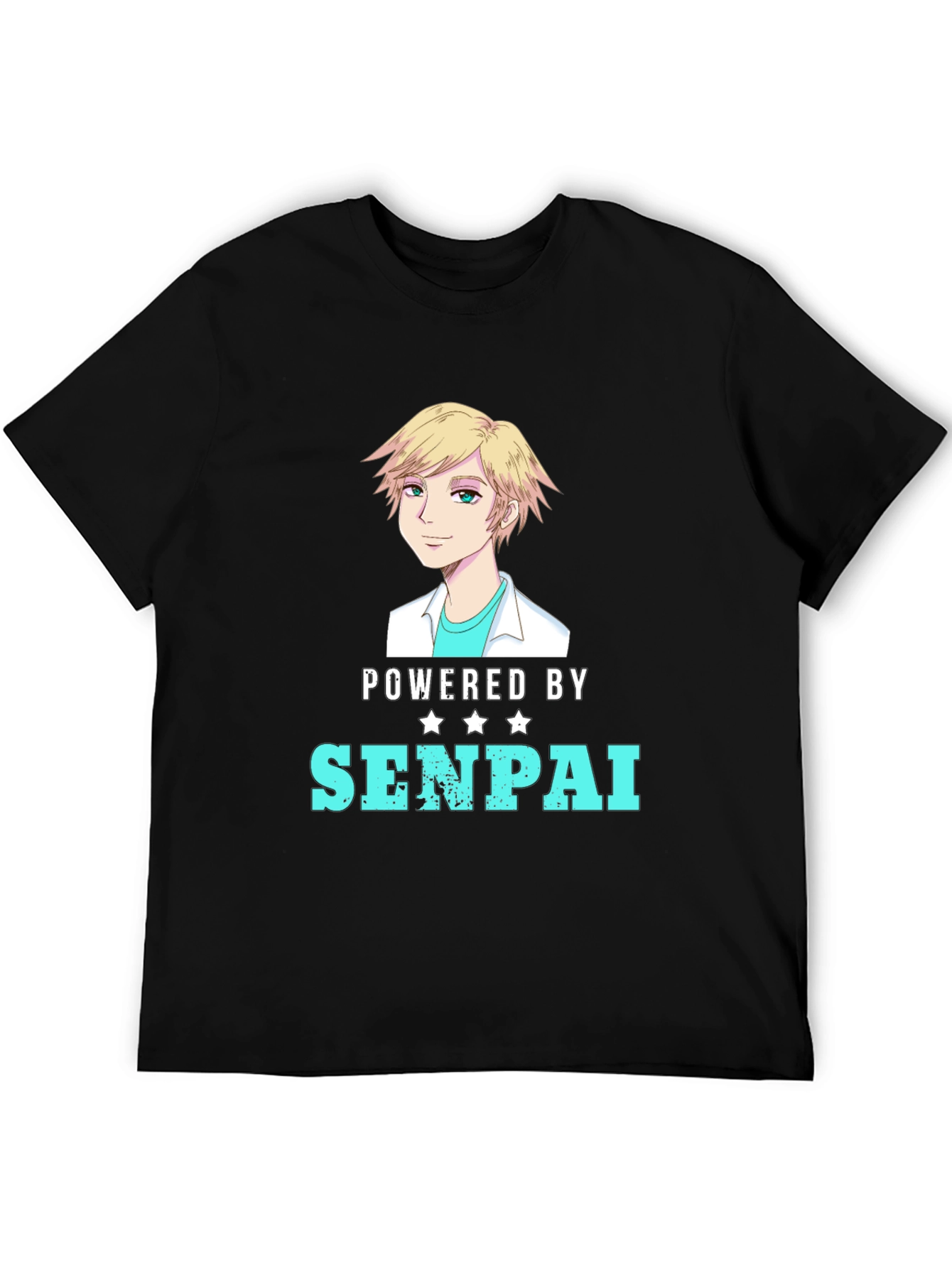 Powered By Senpai Anime T-Shirt