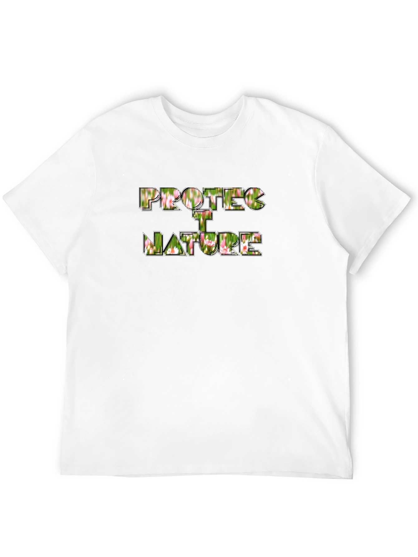 Protect Nature Graphic Black T-Shirt