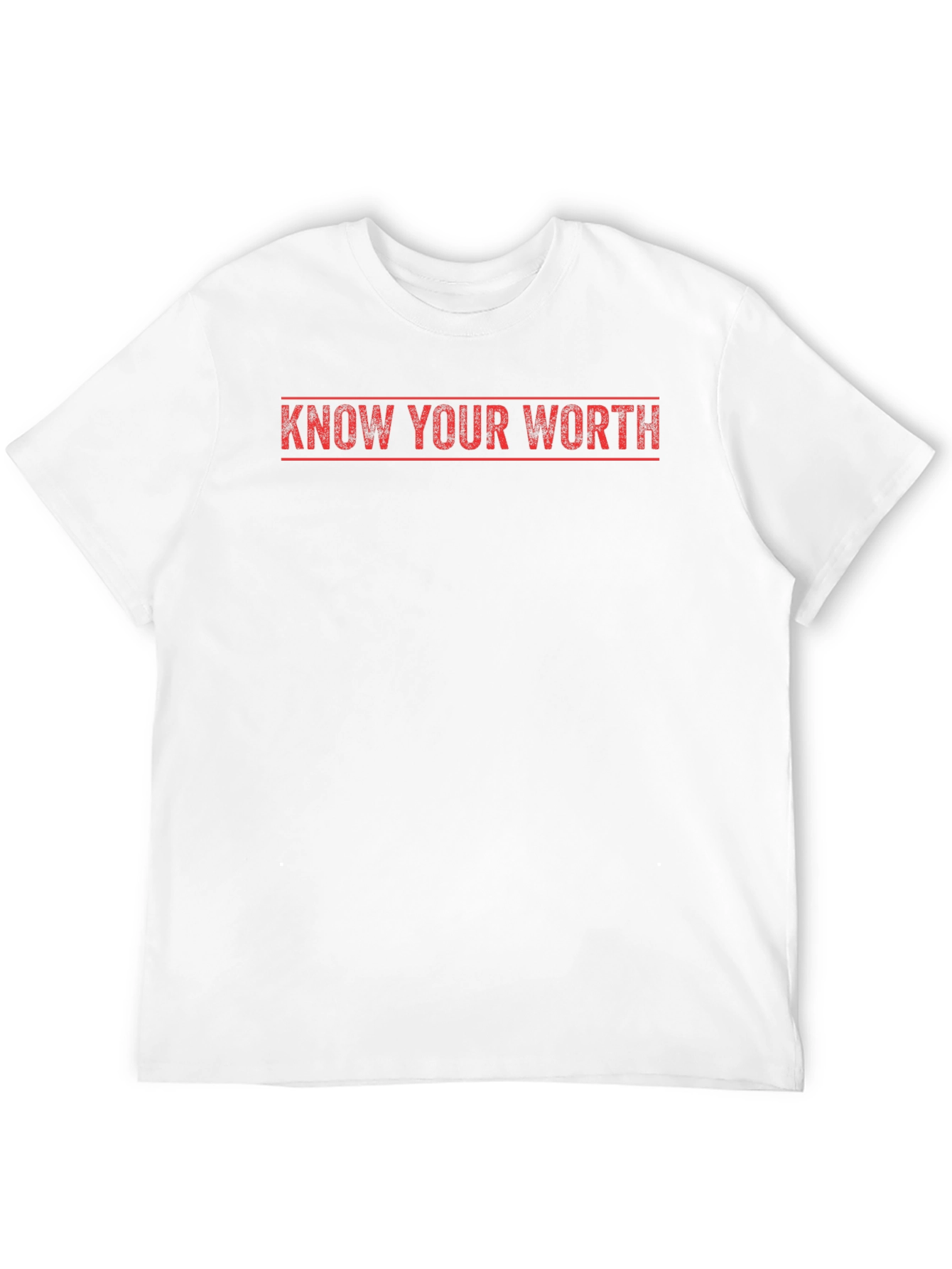 Know Your Worth Graphic T-Shirt - Black