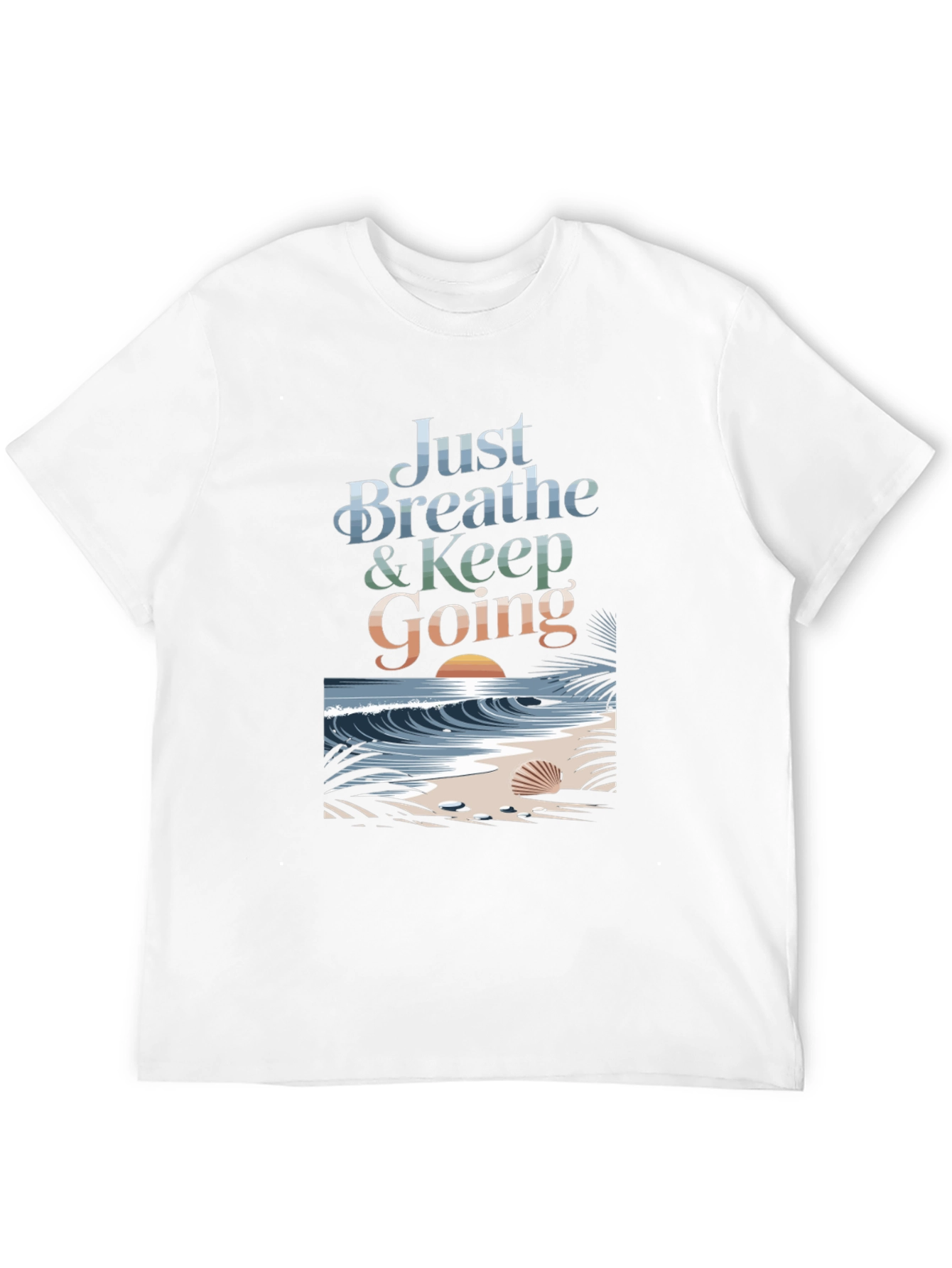Just Breathe & Keep Going Graphic T-Shirt