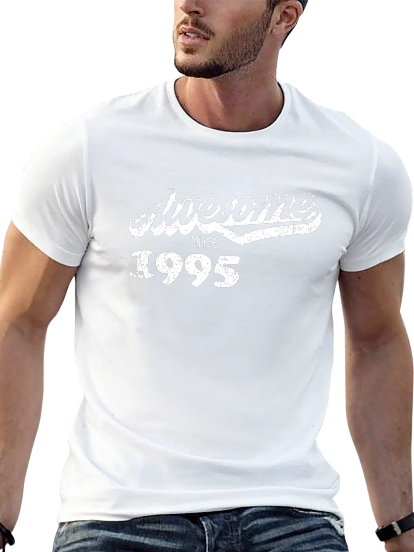 Awesome Since 1995 Graphic T-Shirt - Black