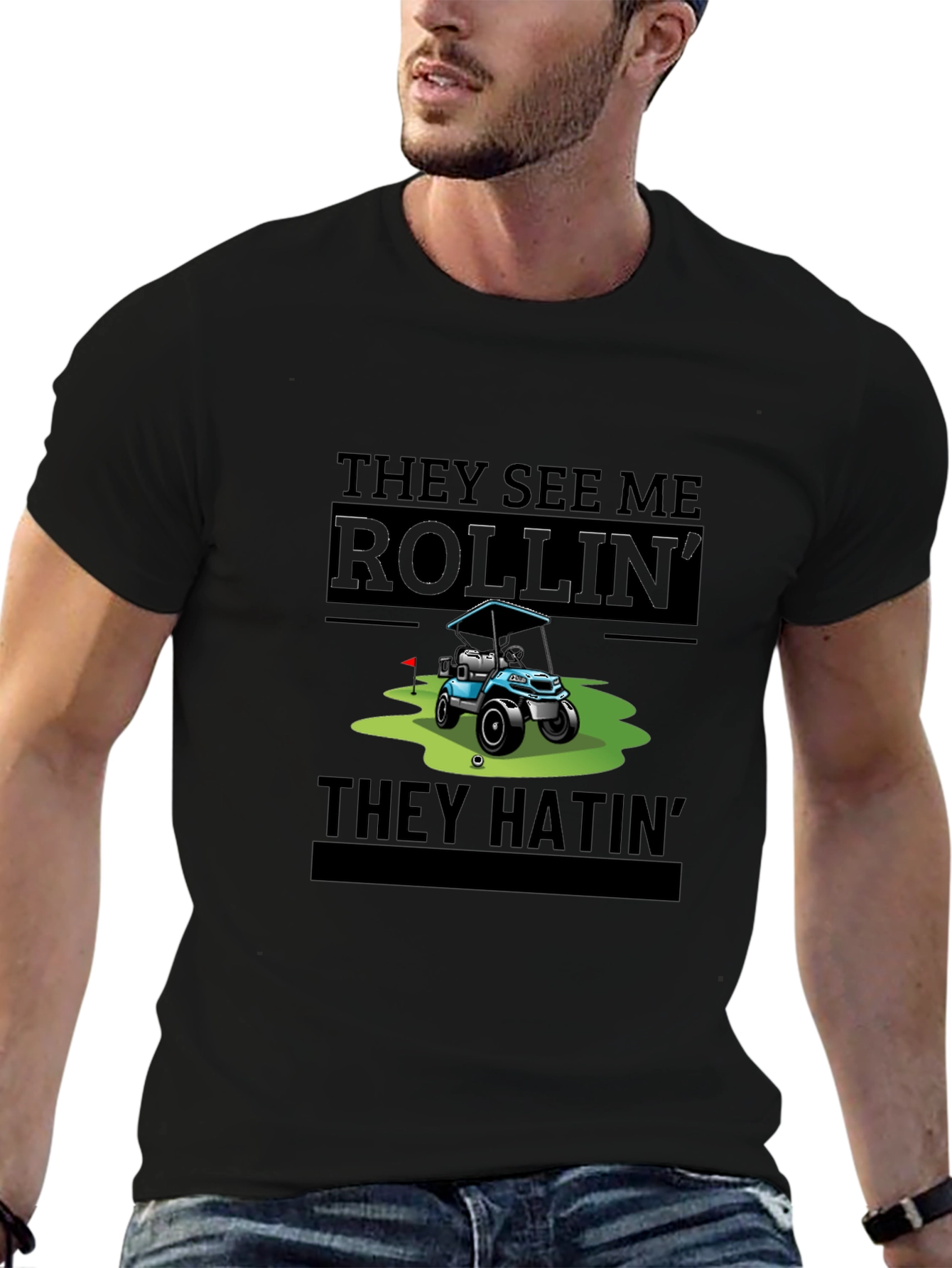 They See Me Rollin Golf T-Shirt