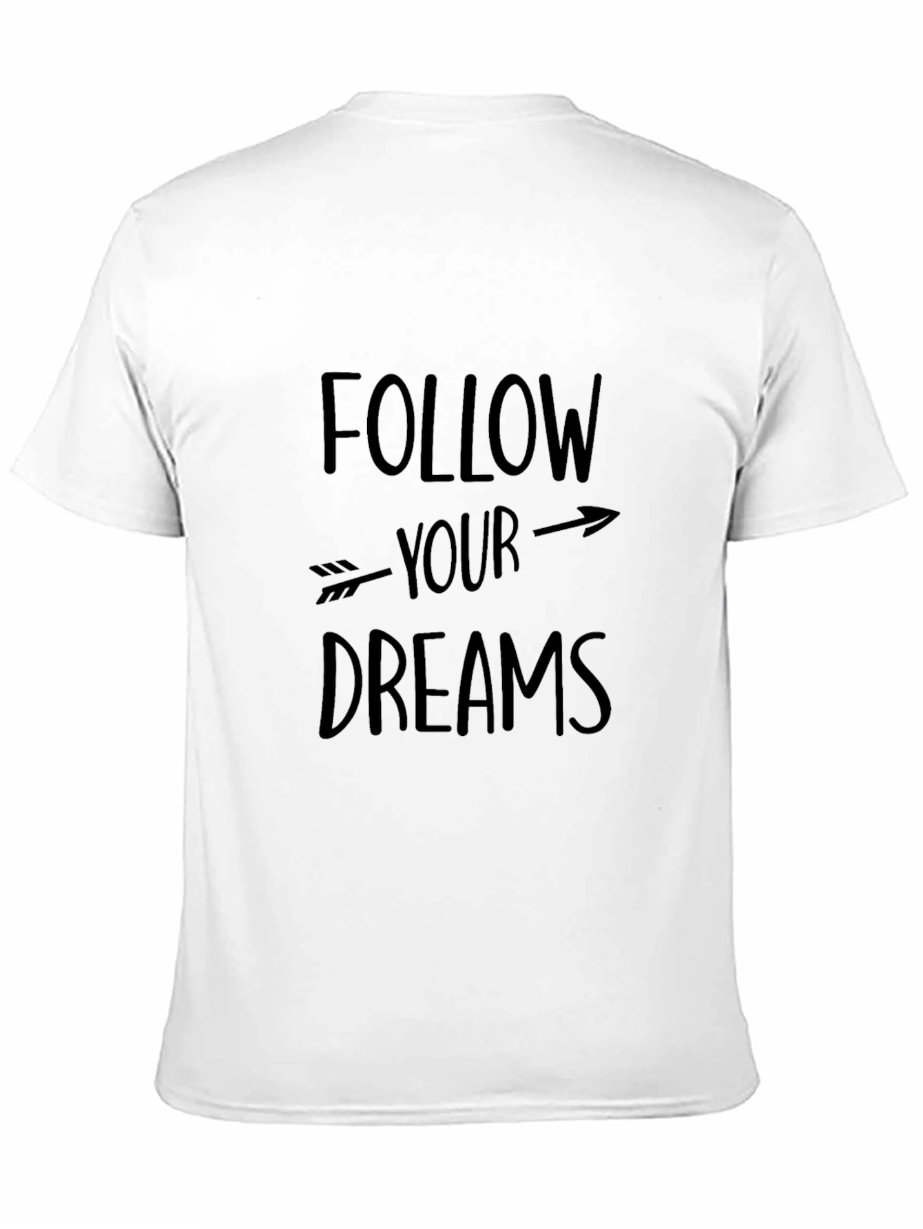 Follow Your Dreams Graphic Tee - Black