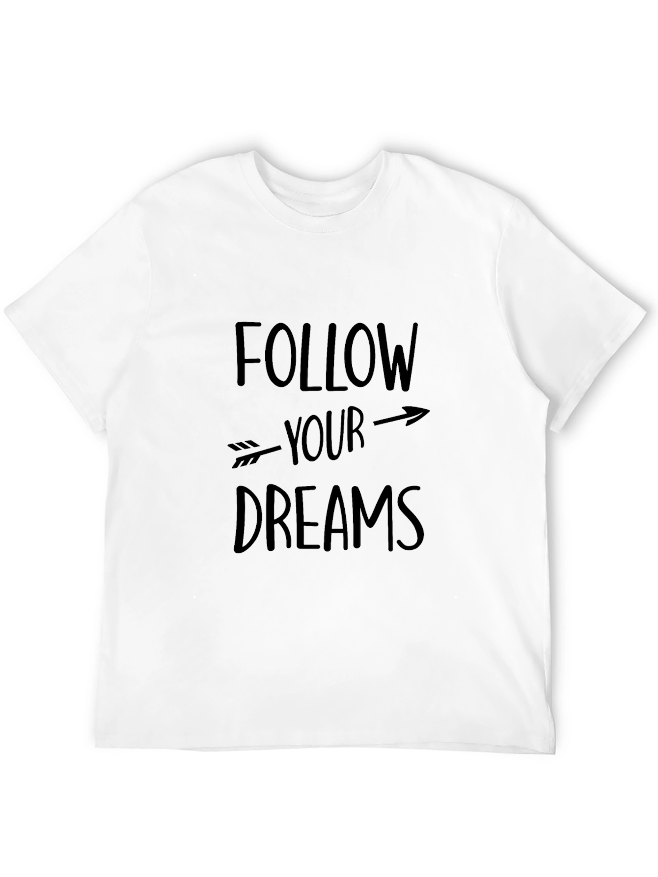 Follow Your Dreams Graphic Tee - Black