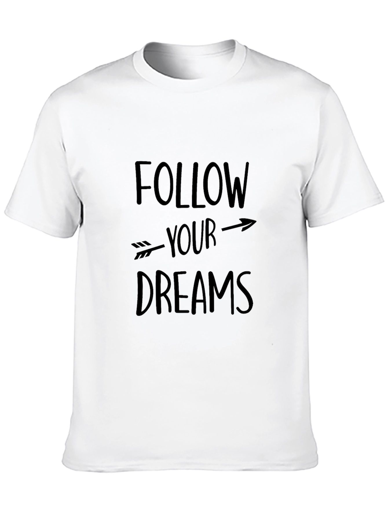 Follow Your Dreams Graphic Tee - Black