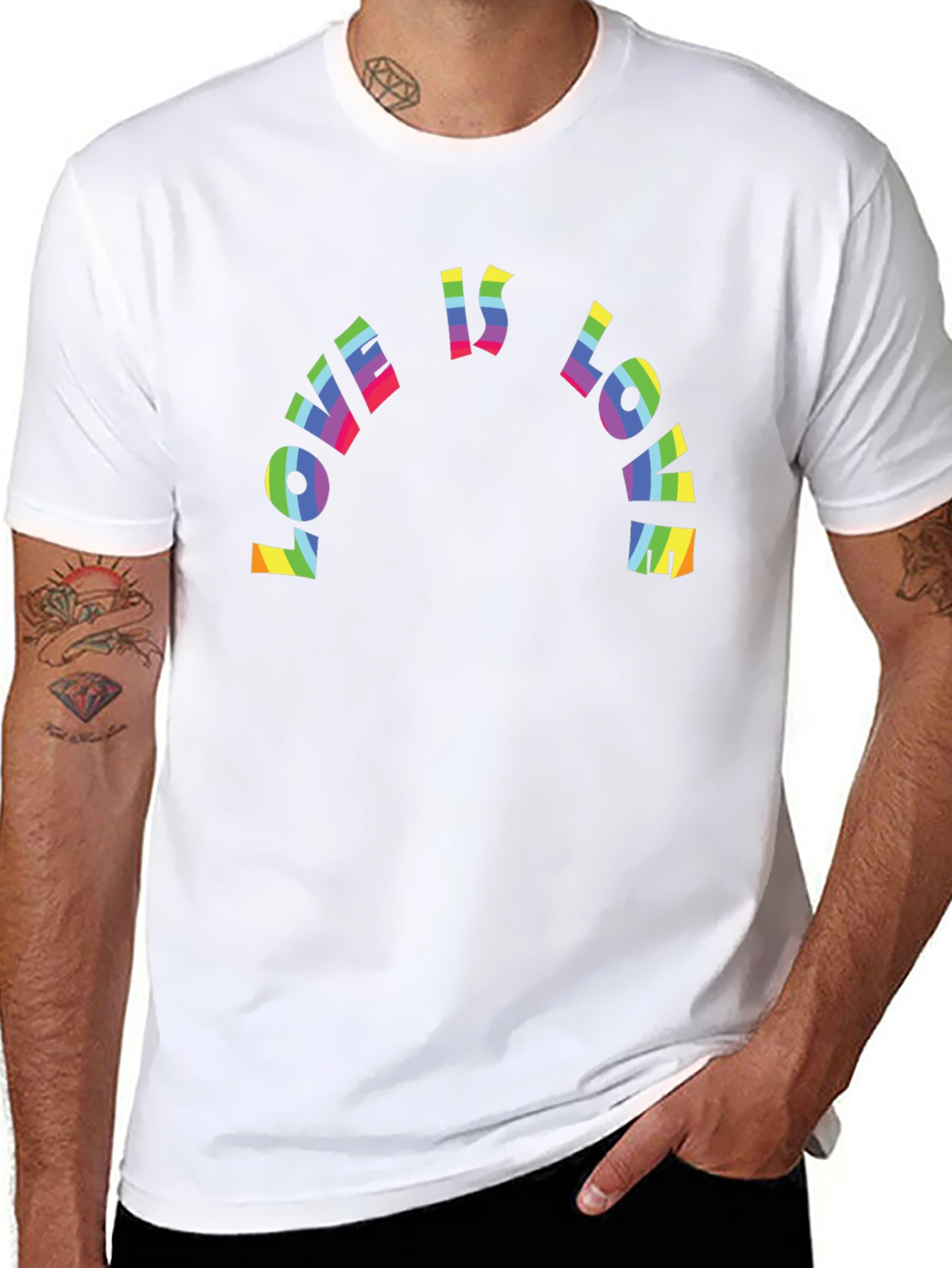 Love Is Love Rainbow Pride T-Shirt