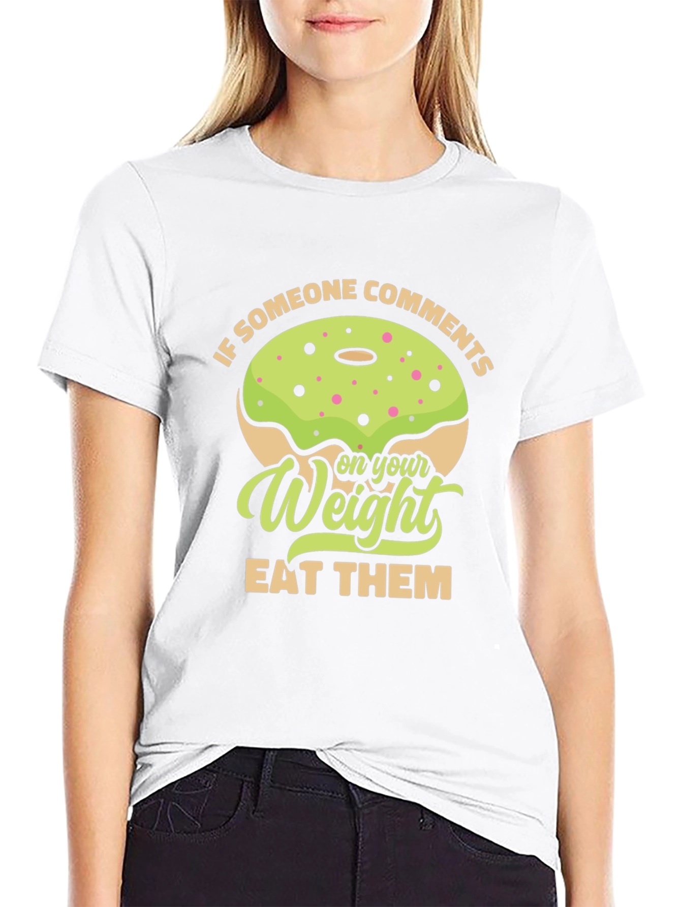 Humorous Eat Them Weight Donut T-Shirt