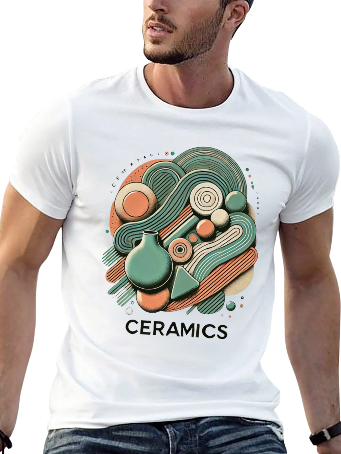 Ceramic Art T-Shirt - Stylish Graphic Tee