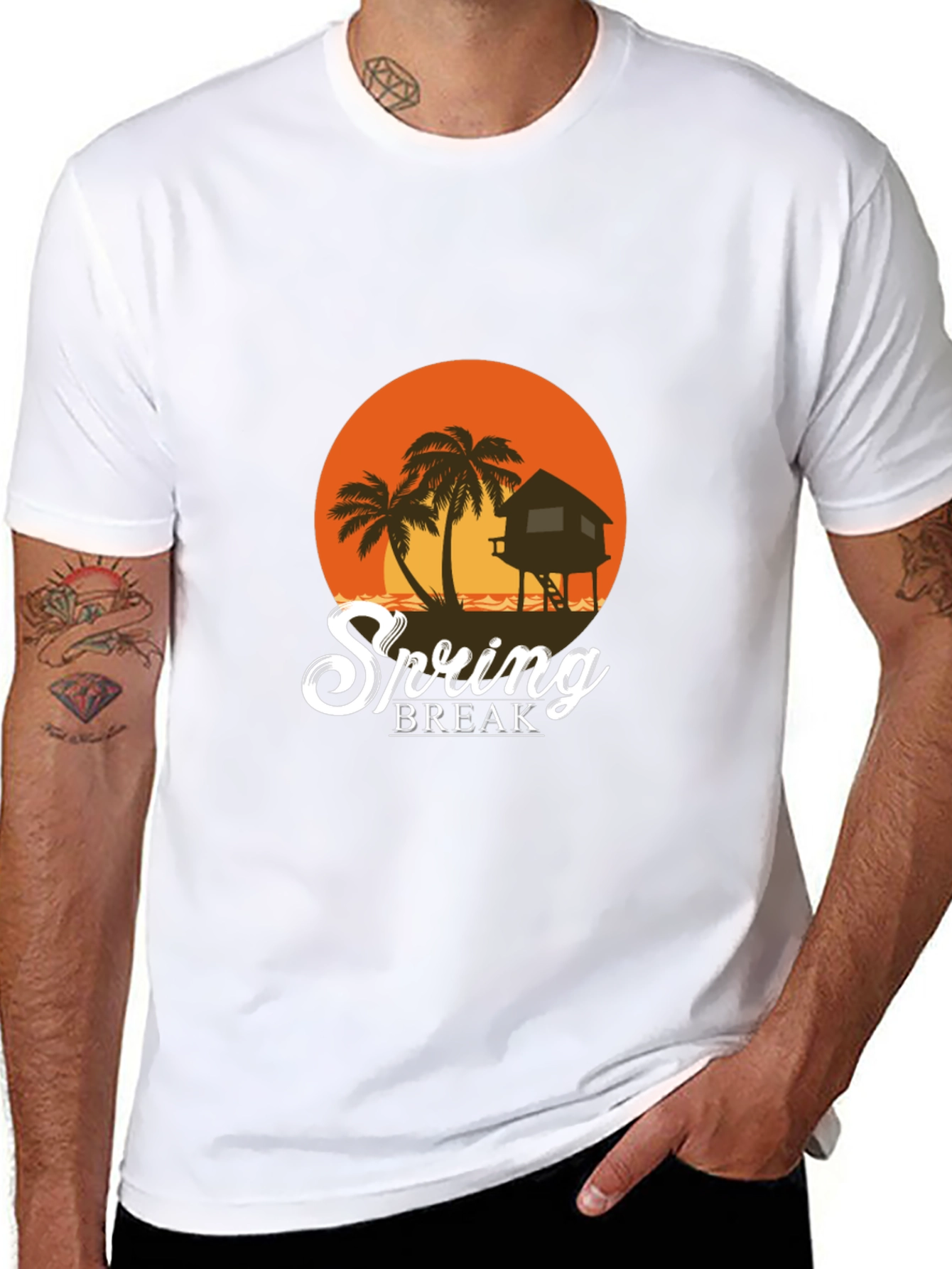 Spring Break T-Shirt Vacation Style Beach Graphic Tee