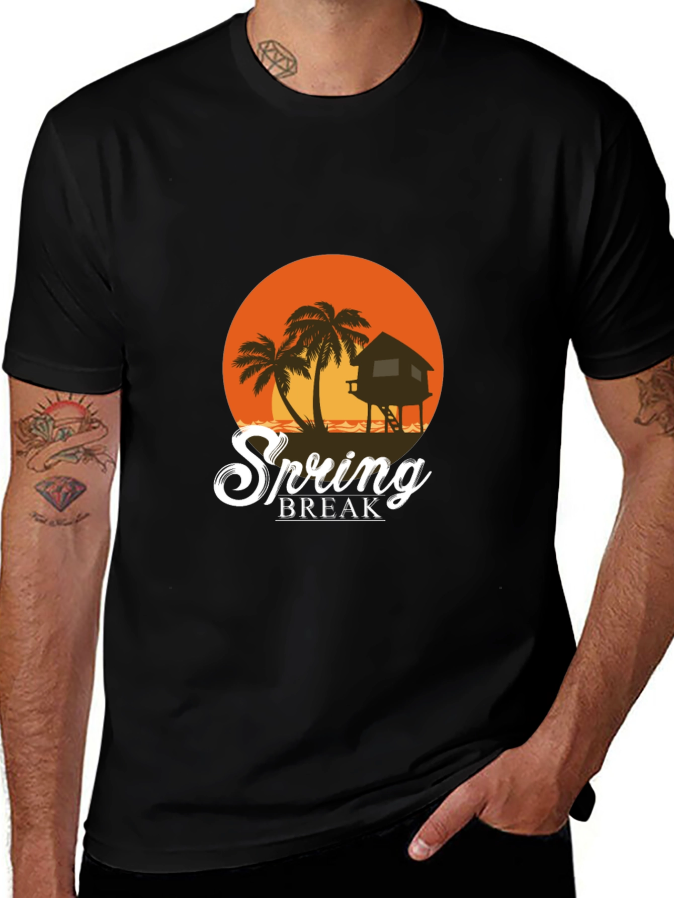 Spring Break T-Shirt Vacation Style Beach Graphic Tee