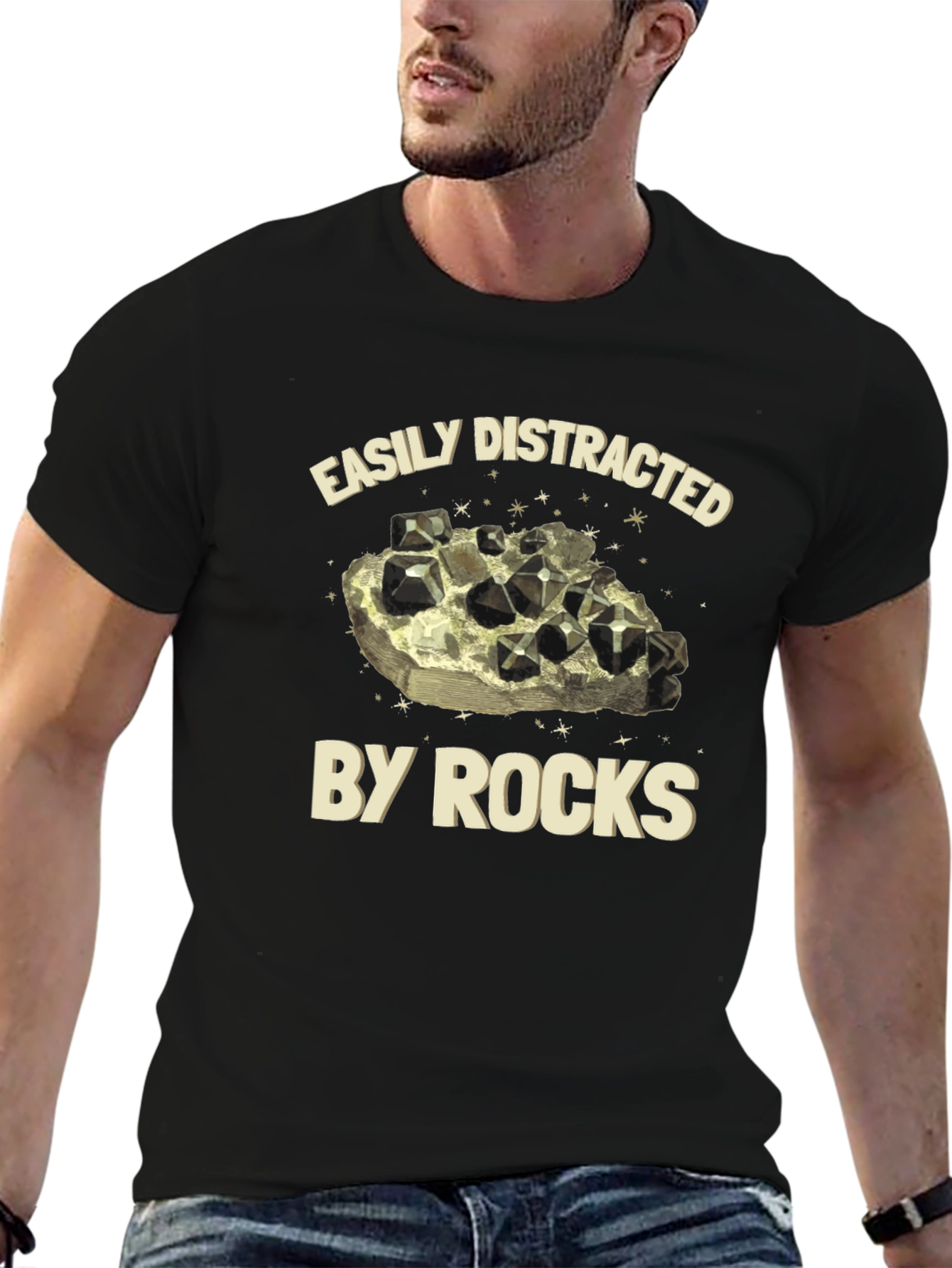 Easily Distracted by Rocks T-Shirt