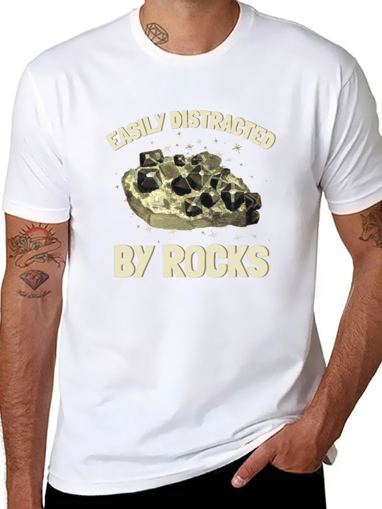 Easily Distracted by Rocks T-Shirt