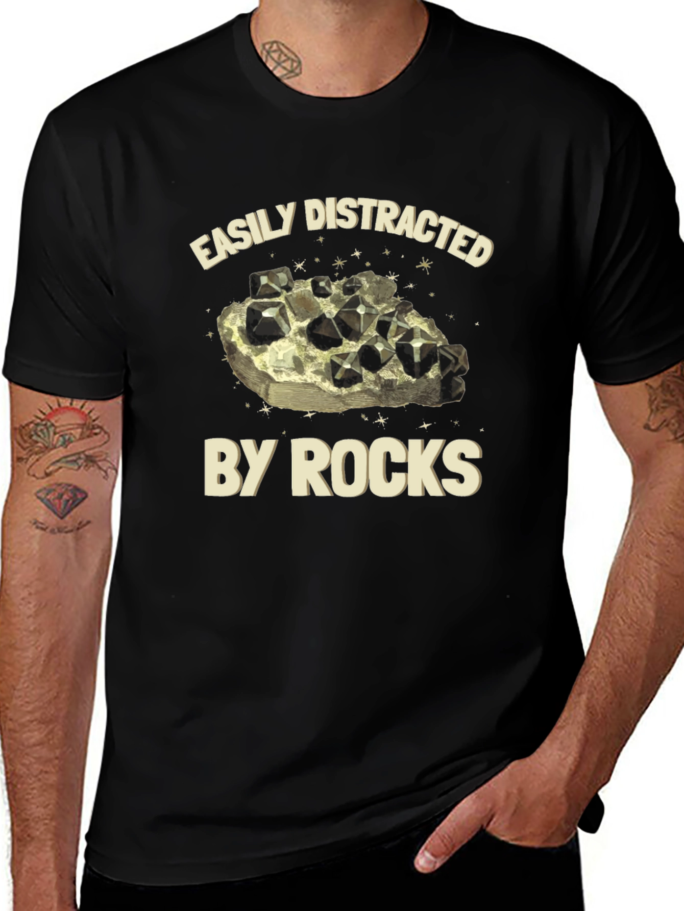 Easily Distracted by Rocks T-Shirt