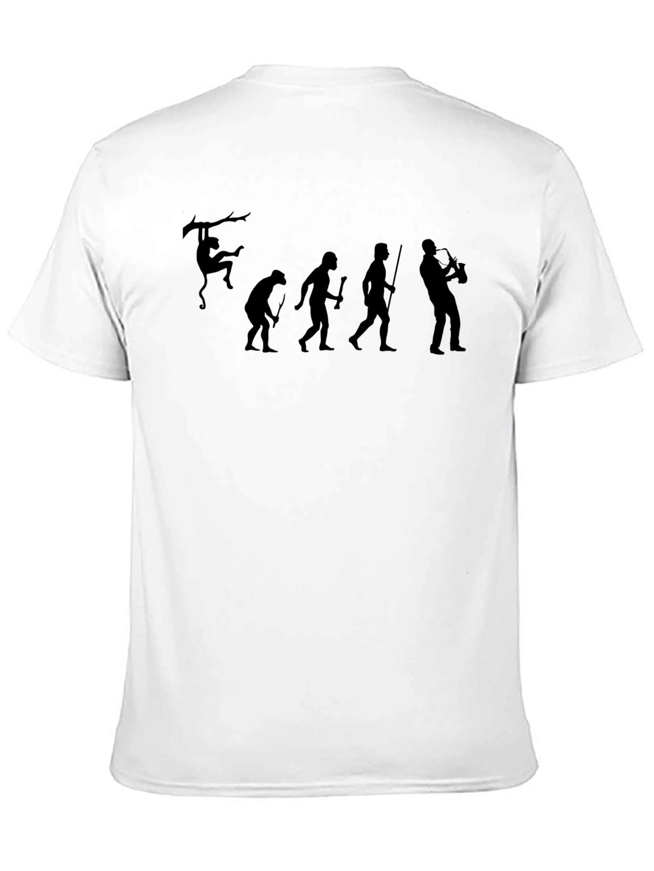 Evolution of Saxophone T-Shirt - Black