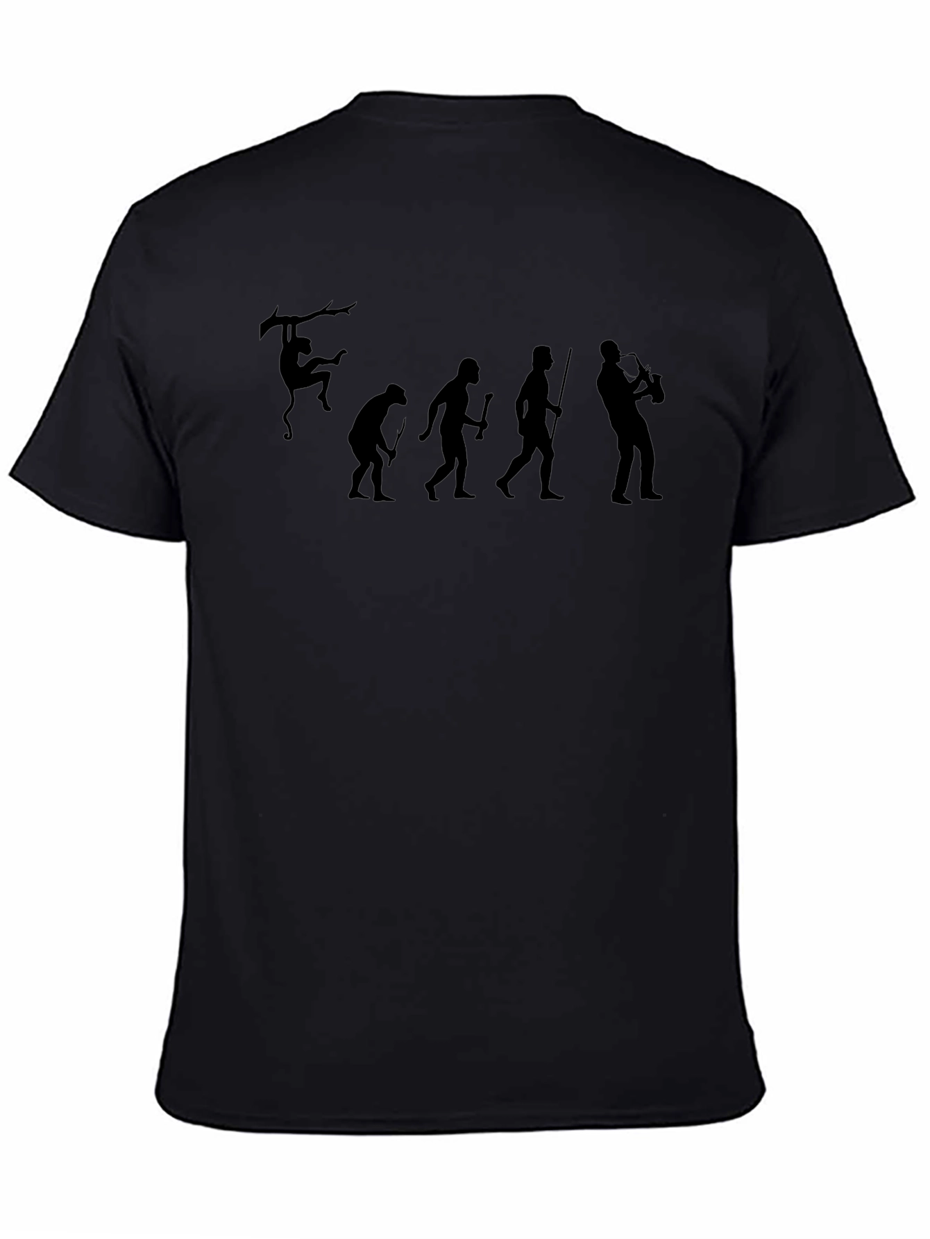 Evolution of Saxophone T-Shirt - Black