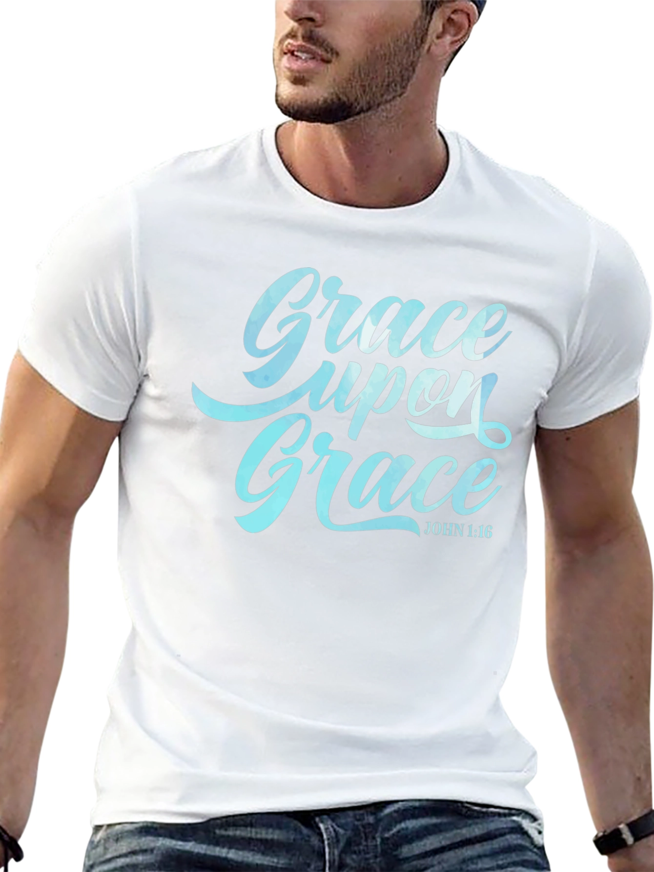 Grace Upon Grace Tee - John 1:16 Christian Apparel