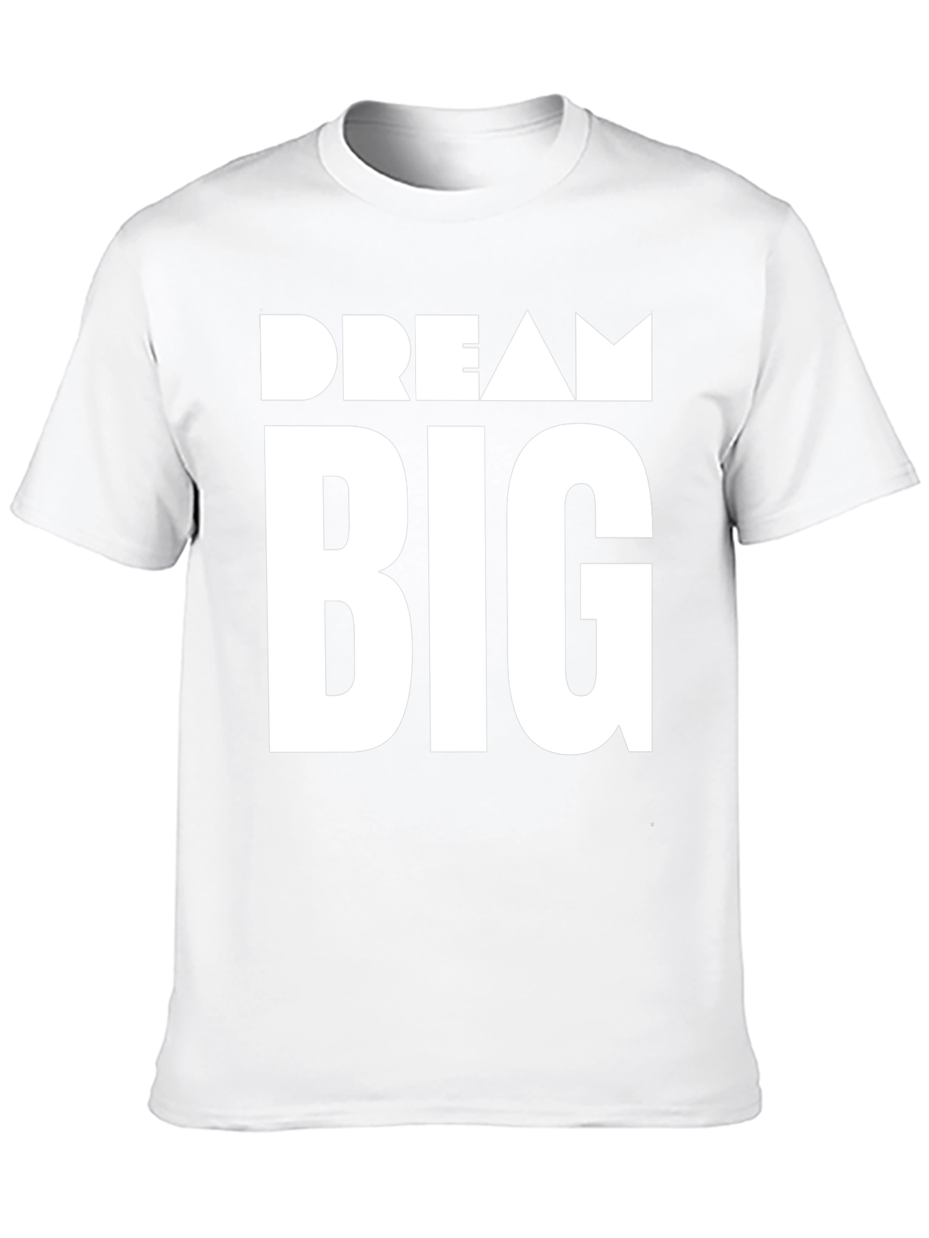 Dream Big Graphic Tee - Black Cotton T-Shirt