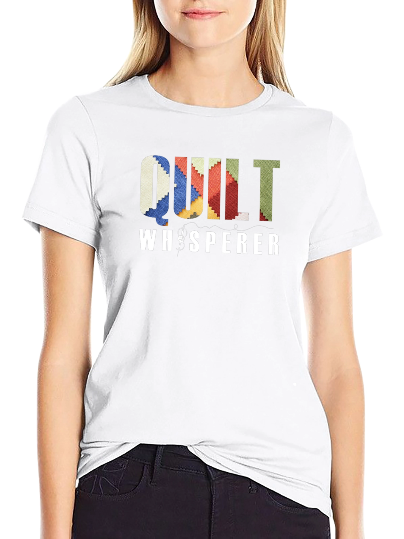 Quilt Whisperer Graphic Tee - Quilting Lovers Gift