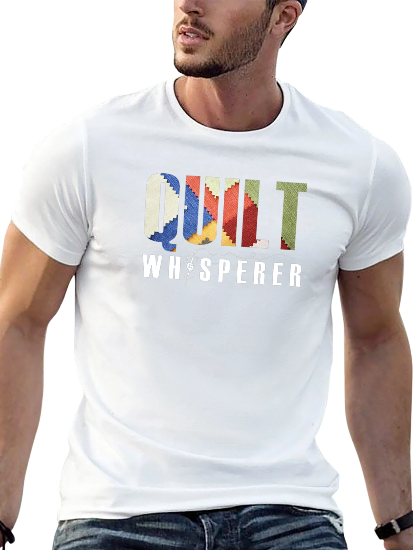 Quilt Whisperer Graphic Tee - Quilting Lovers Gift