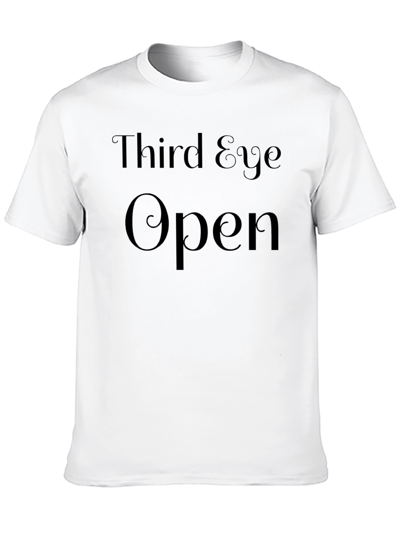 Third Eye Open Graphic Tee - Unisex Black T-Shirt