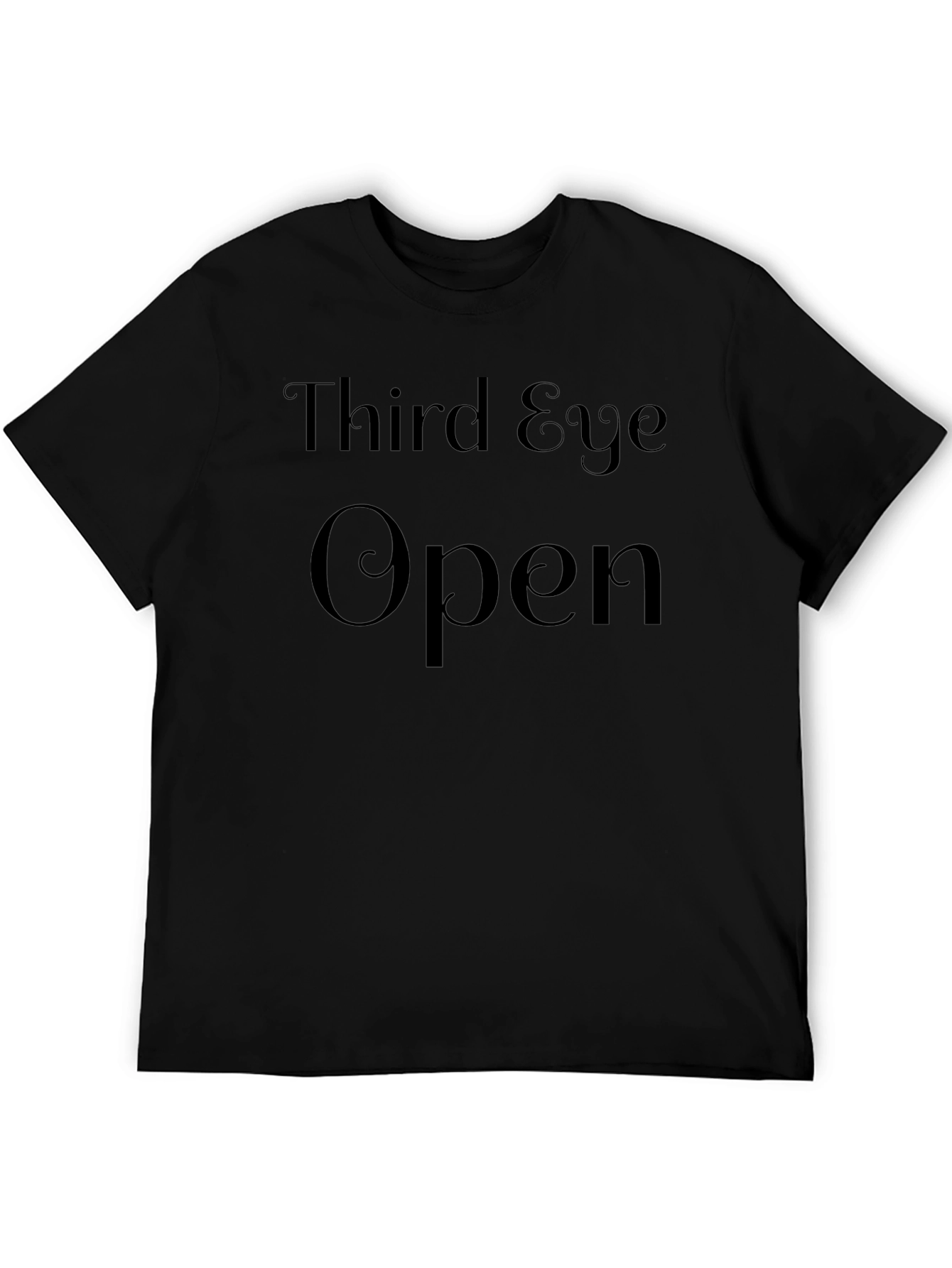 Third Eye Open Graphic Tee - Unisex Black T-Shirt