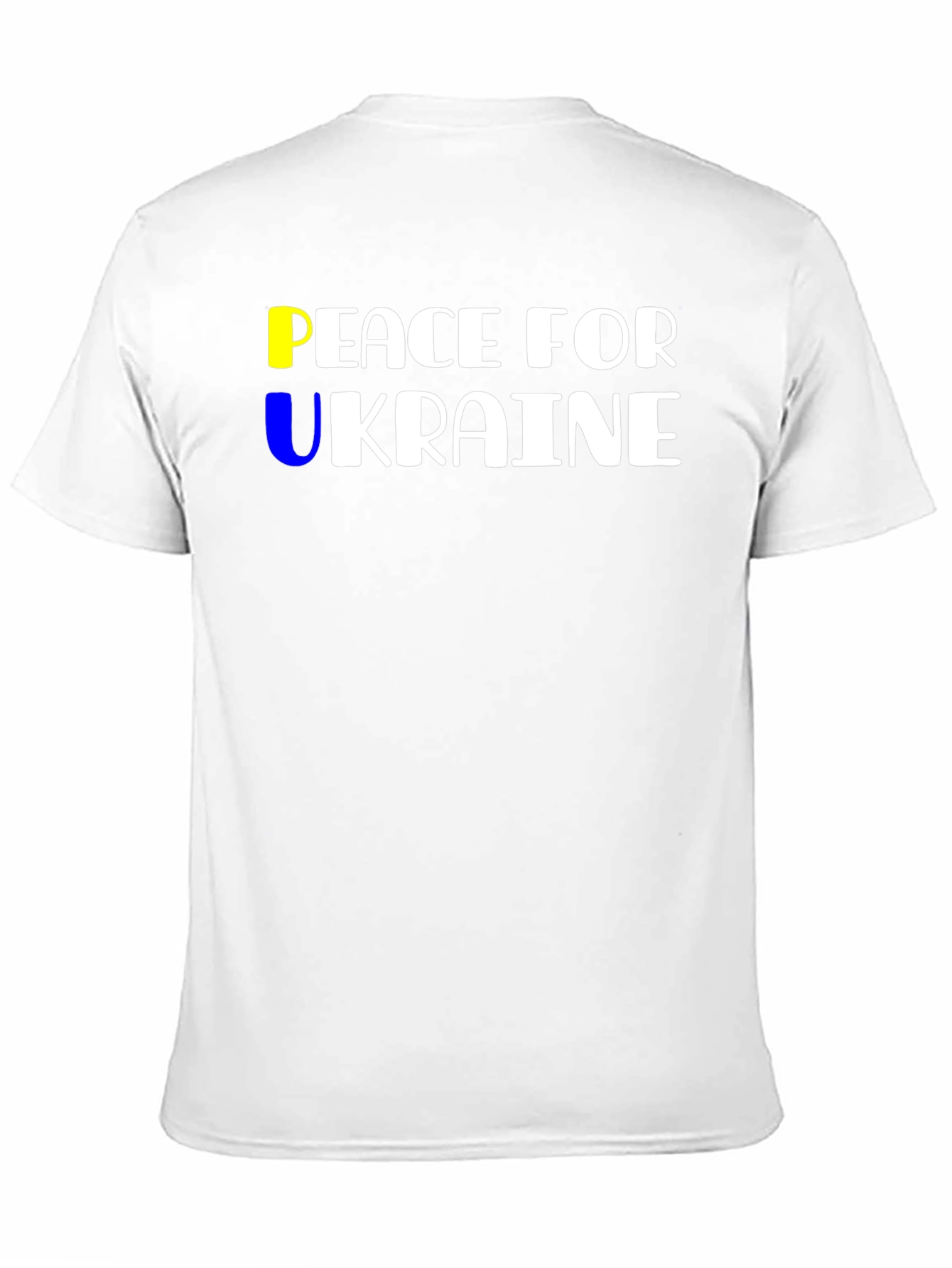 Peace For Ukraine Graphic T-Shirt - Black