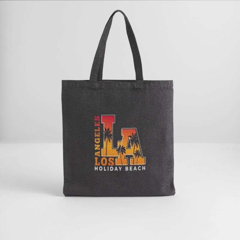 LA Sunset Palm Tree Letter Design