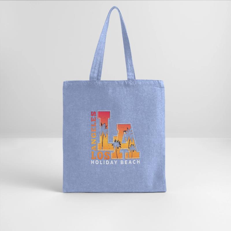 LA Sunset Palm Tree Letter Design