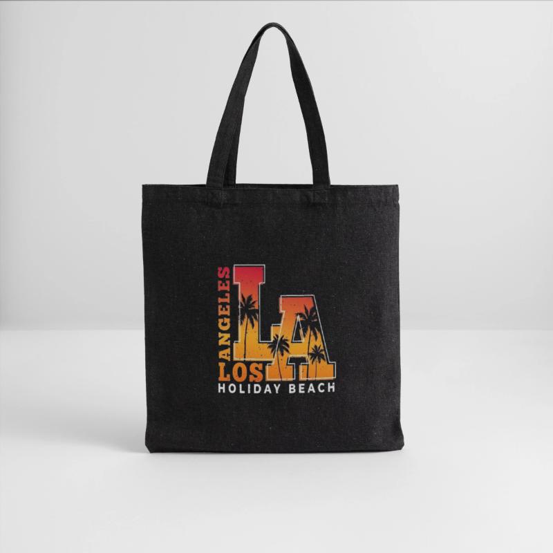 LA Sunset Palm Tree Letter Design