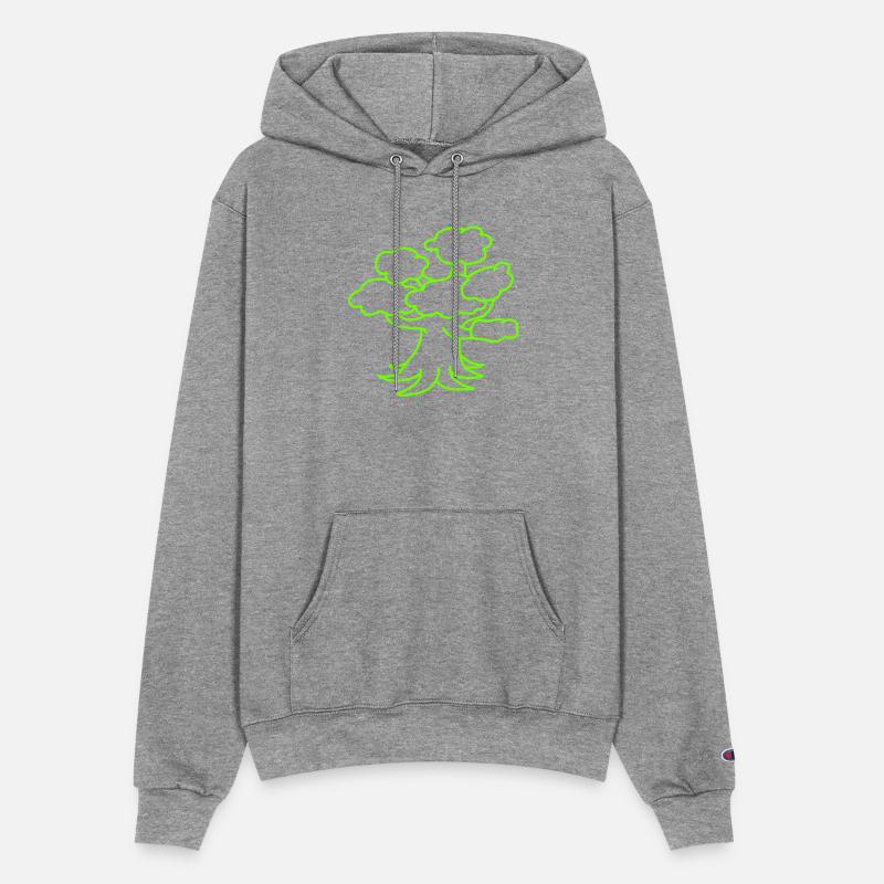 Large Old Green Tree Forest Nature Wood Big Plant