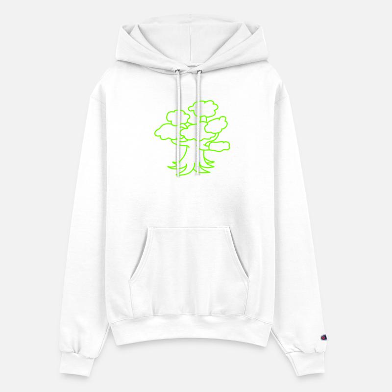 Large Old Green Tree Forest Nature Wood Big Plant