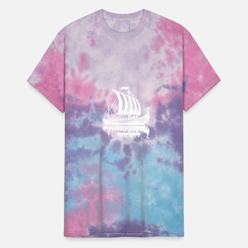 Large Viking Dragon Boat With Sail