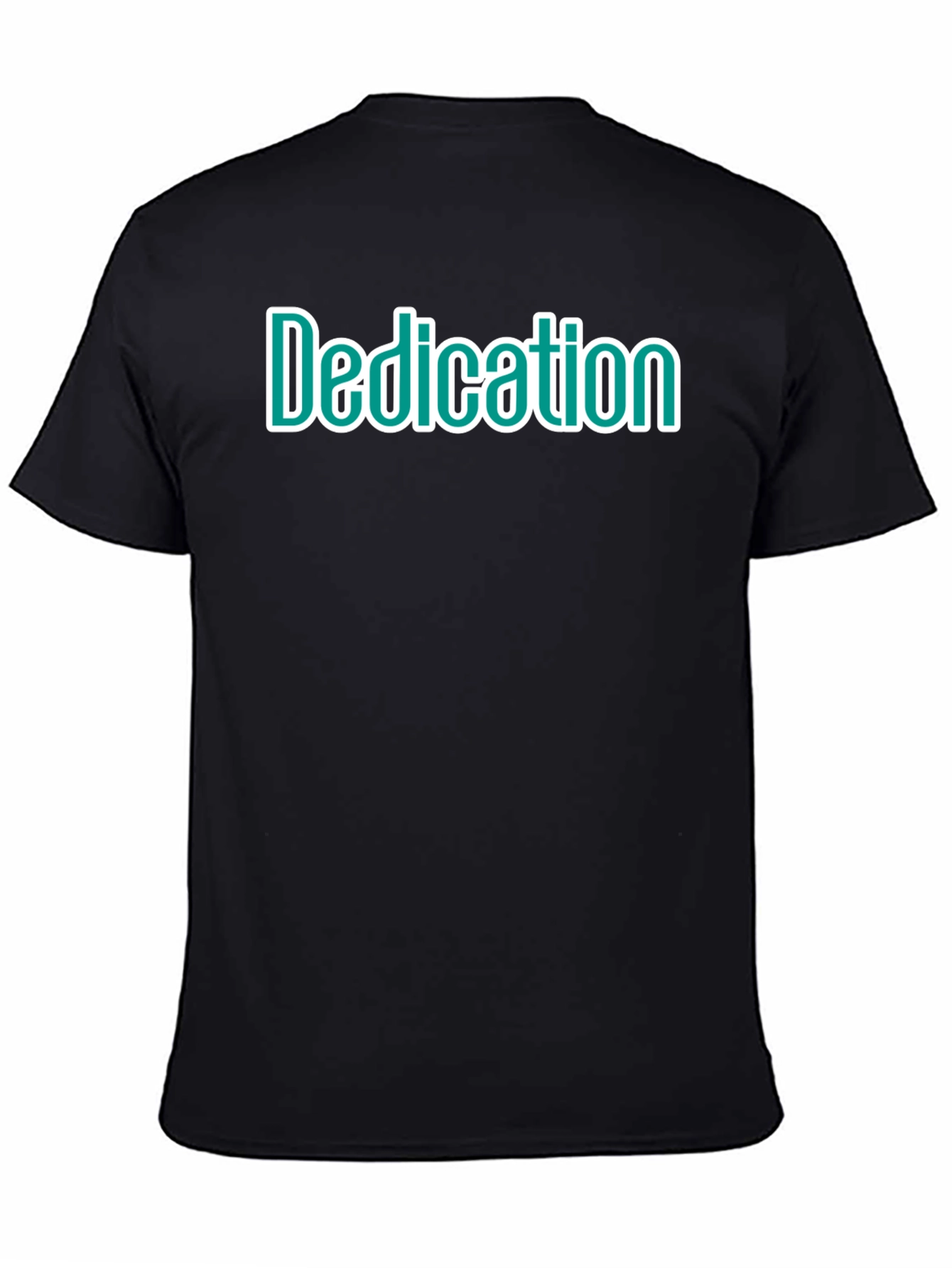 Dedication Graphic Print Crew Neck T-Shirt
