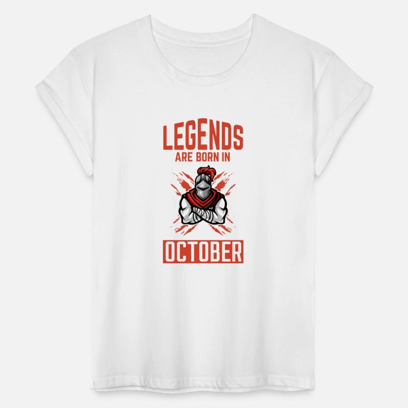 Legends Are Born In October Knight