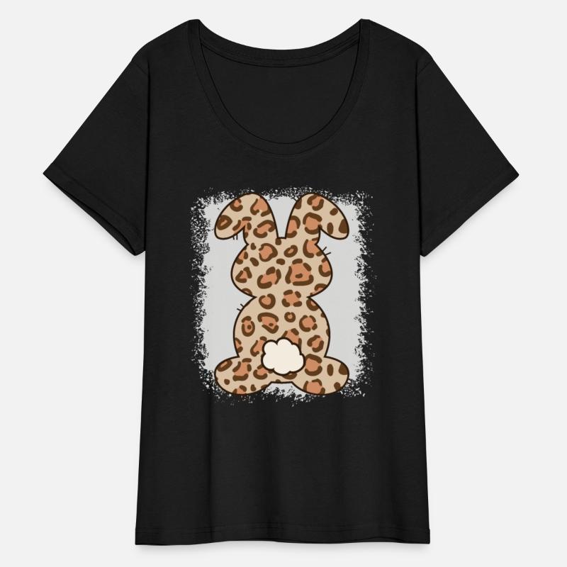 Leopard Pattern Bleached Rabbit Easter