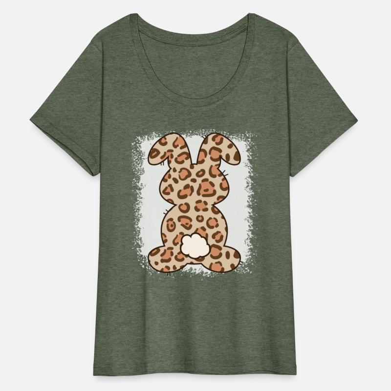 Leopard Pattern Bleached Rabbit Easter